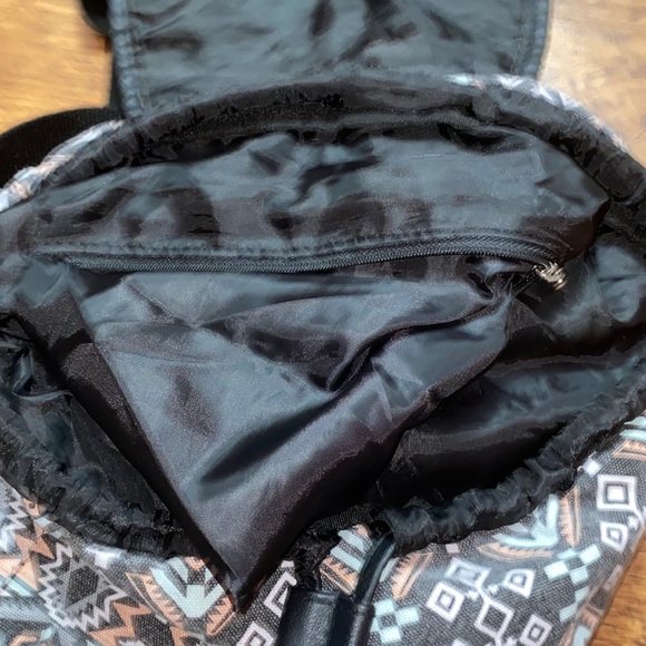 No Boundaries Printed Canvas Buckle Flap Backpack - Picture 9 of 11